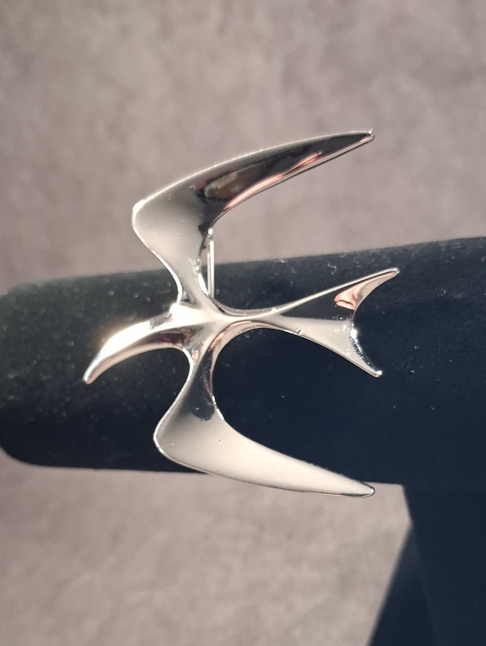Vintage Sarah Coventry "Mr. Sea Gull" Silver Tone MCM Style Bird Brooch G 1972
